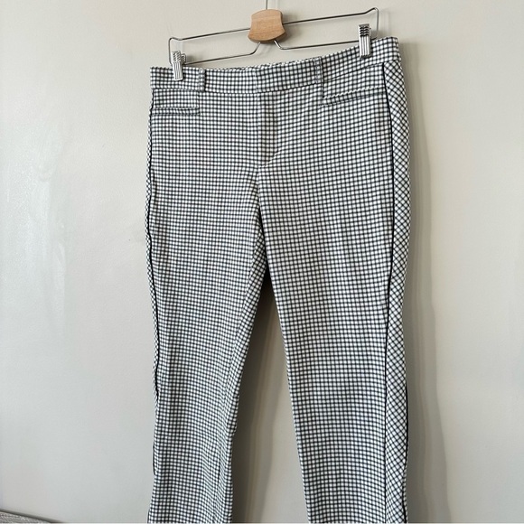 Banana Republic-Black & White Houndstooth with Side Pinstripe - Picture 4 of 10